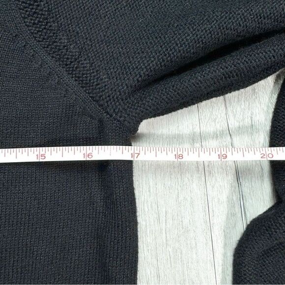 INC Black Cable Knit Sweater XS - Picture 3 of 5